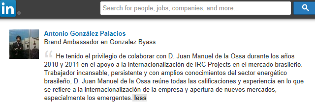 2) Antonio González Palacios. Brand Ambassador (BRASIL) Gonzalez Byass